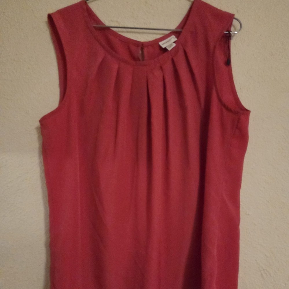 Merona Vibrant Pink Sleeveless Blouse